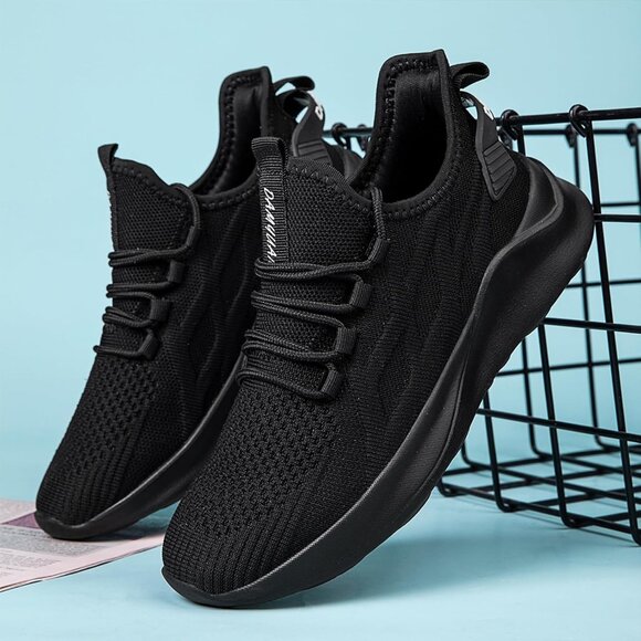 Brand New Women Black Ethylene Vinyl Acetate ZMBCYG Running Walking Sneakers - Picture 6 of 9